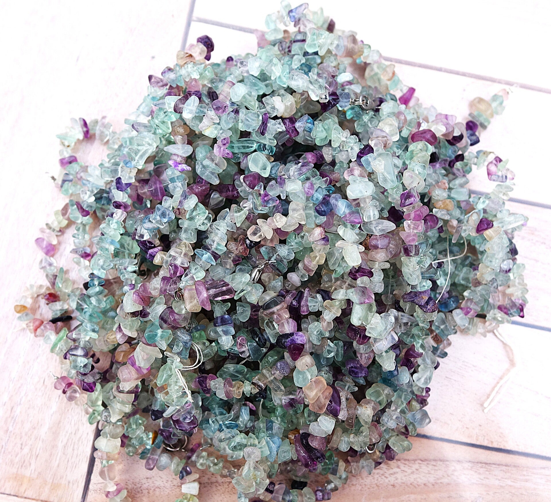 Aanbieding FLUORIET armbanden per ketting en armband