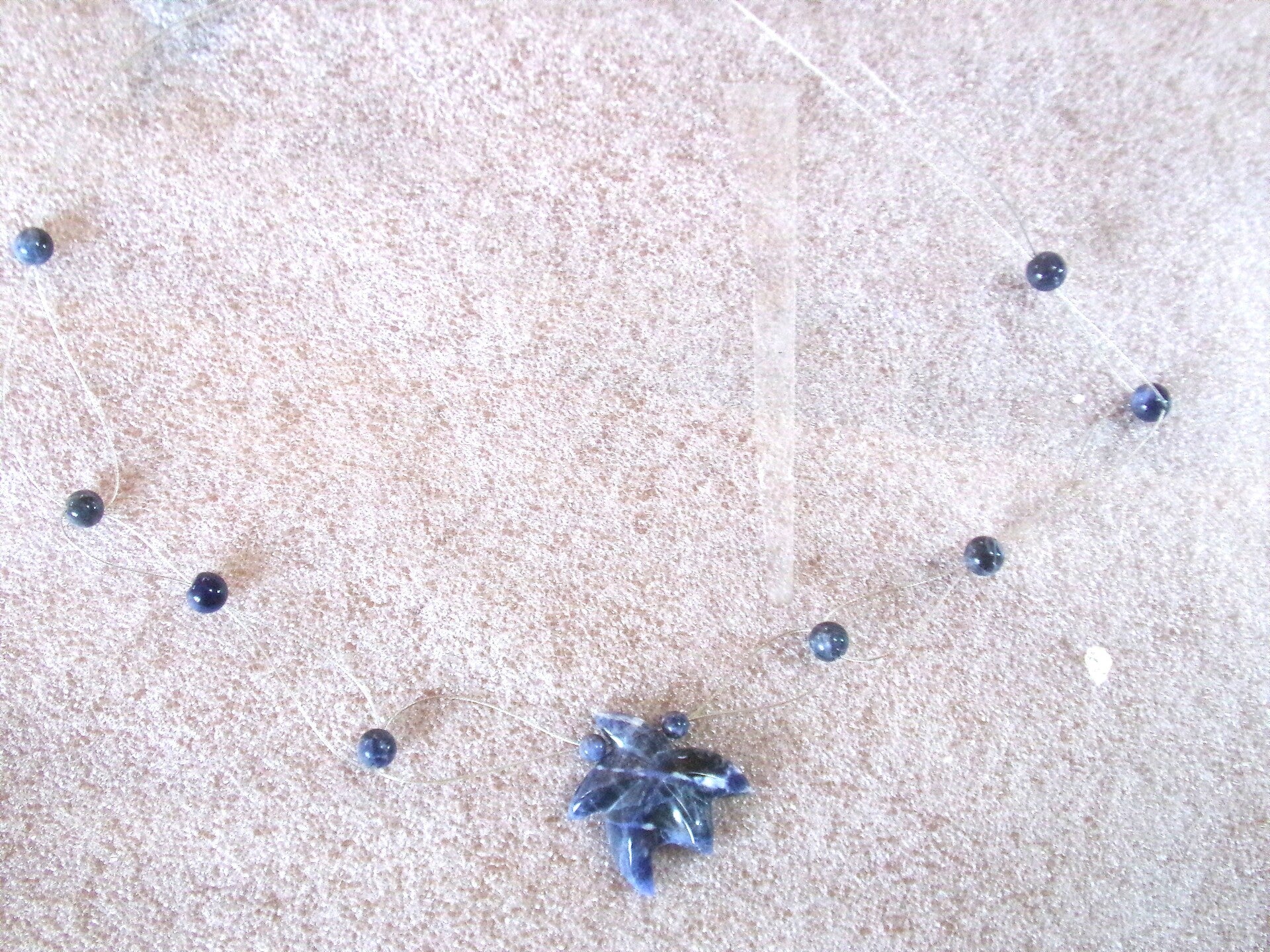 Gevochten ketting met Sodaliet