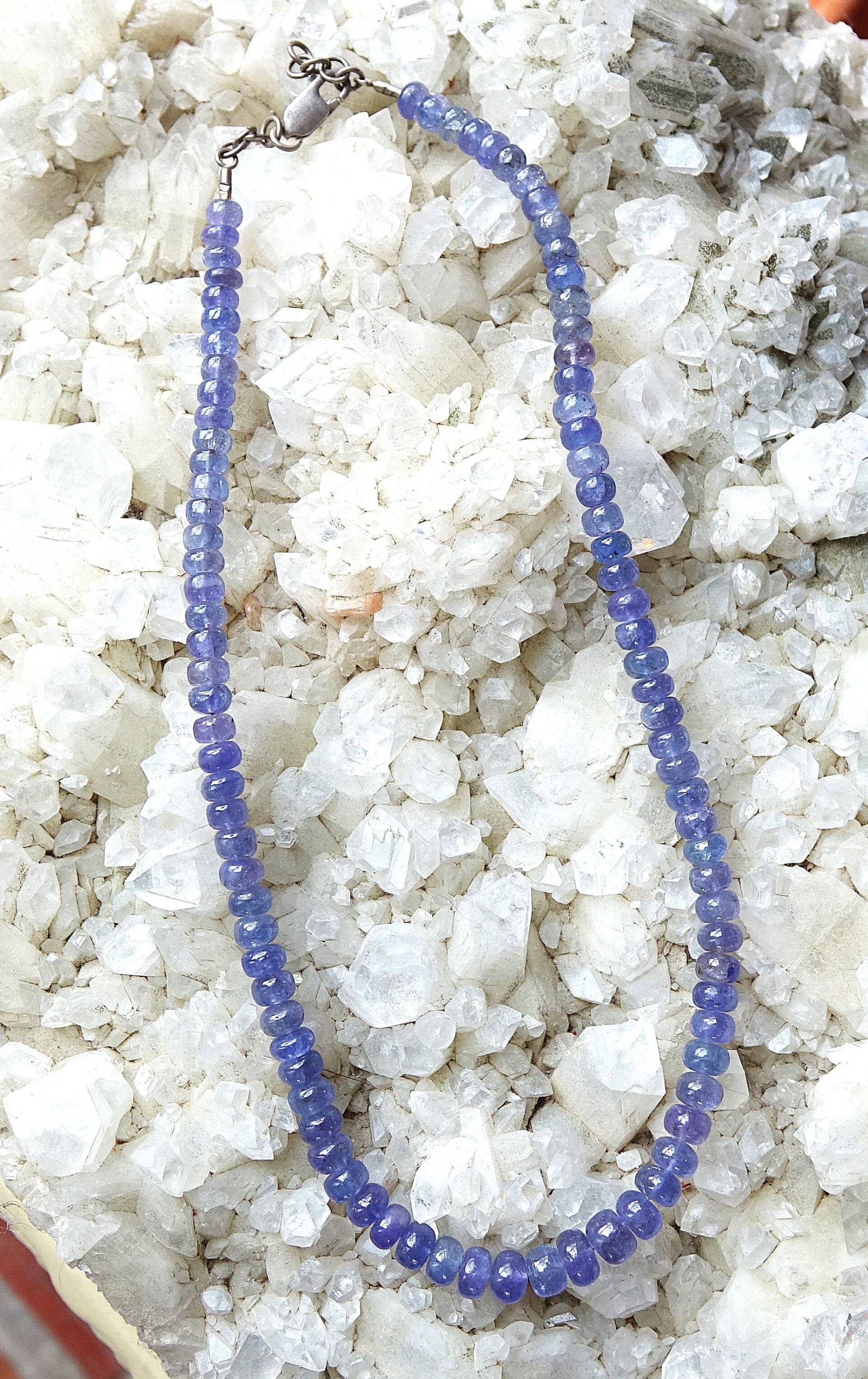 Mooi Tanzaniet collier .