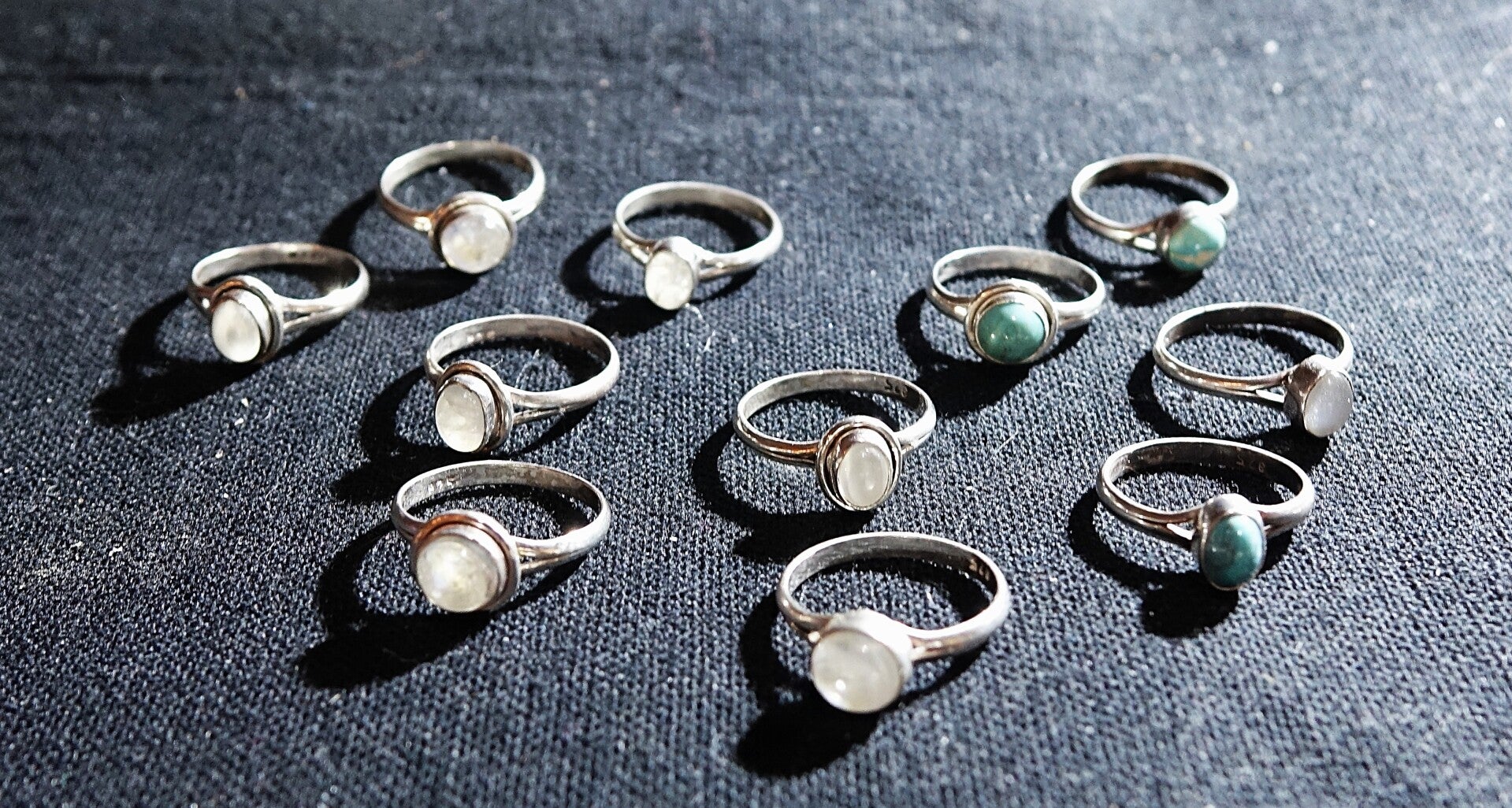 Ringetjes Met Zilver., per stuk