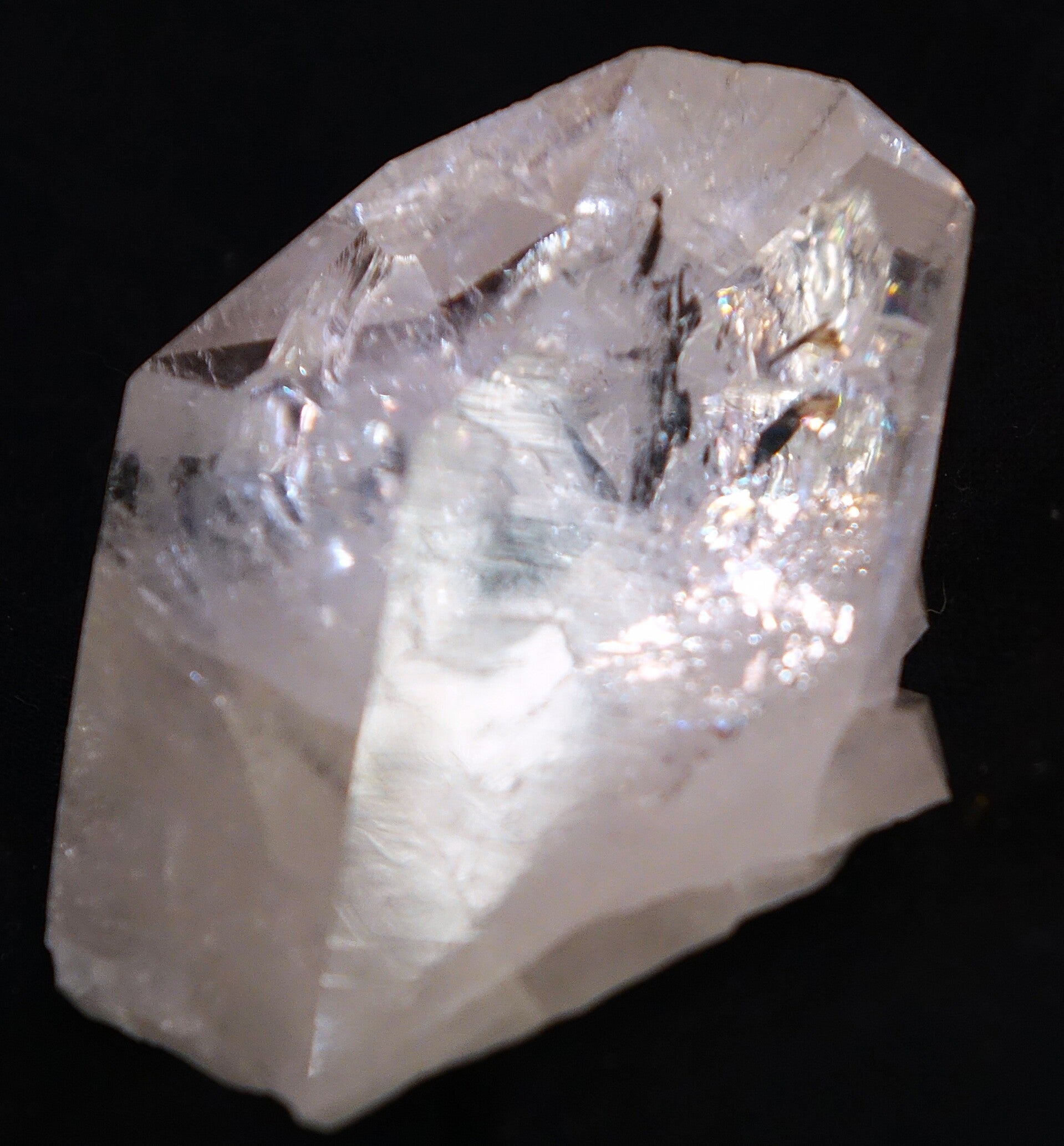 Prachtig mooi kristal met kleuren uit Arkansas.