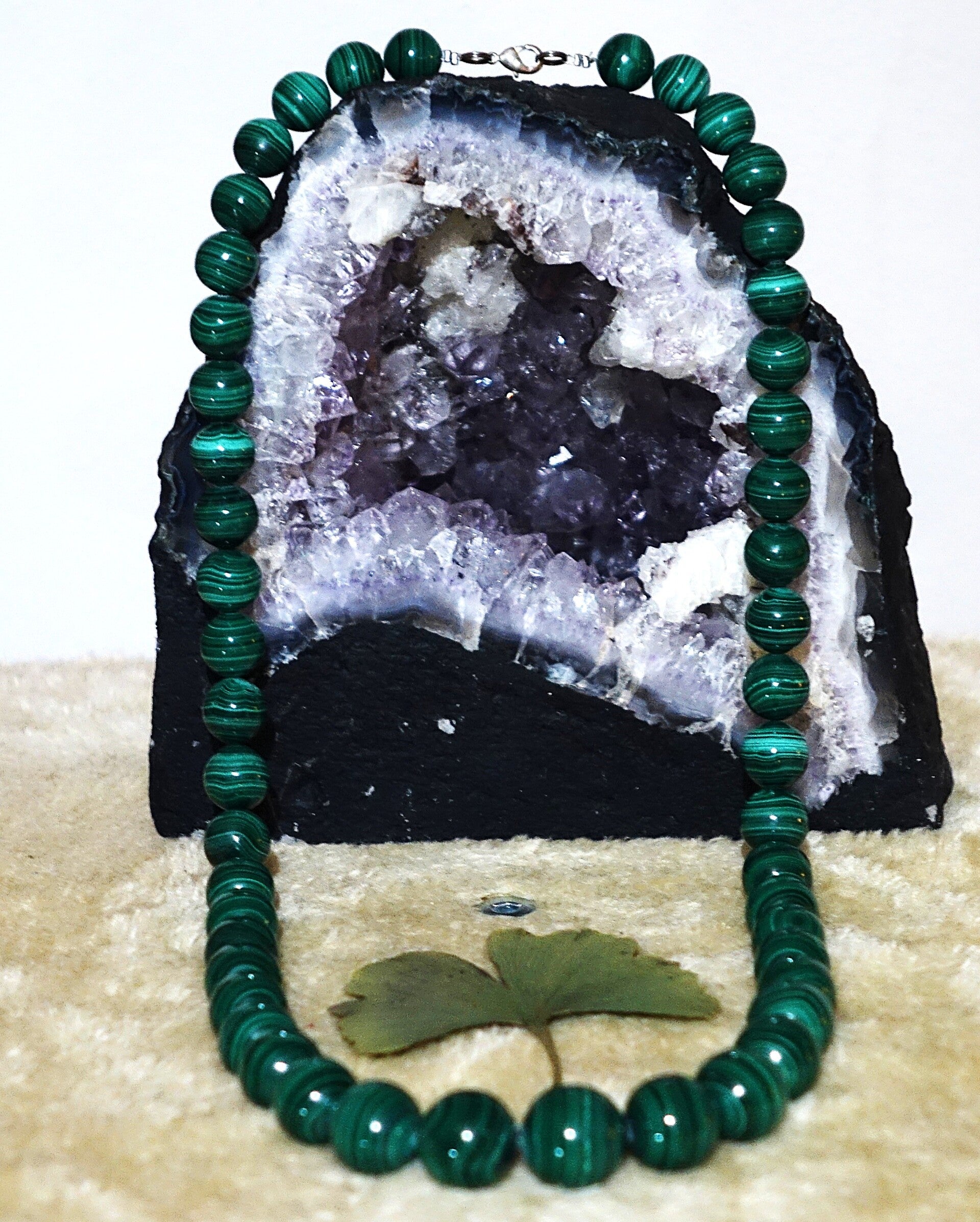 Prachtig mooi Malachiet Collier