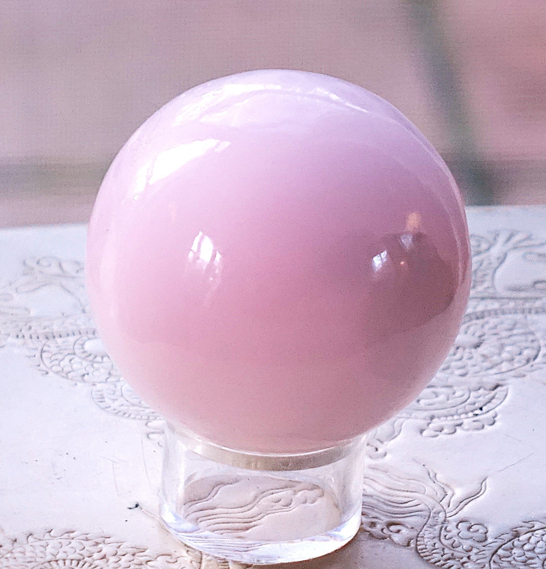 Prachtige Mangano calsiet bol uit Mexico