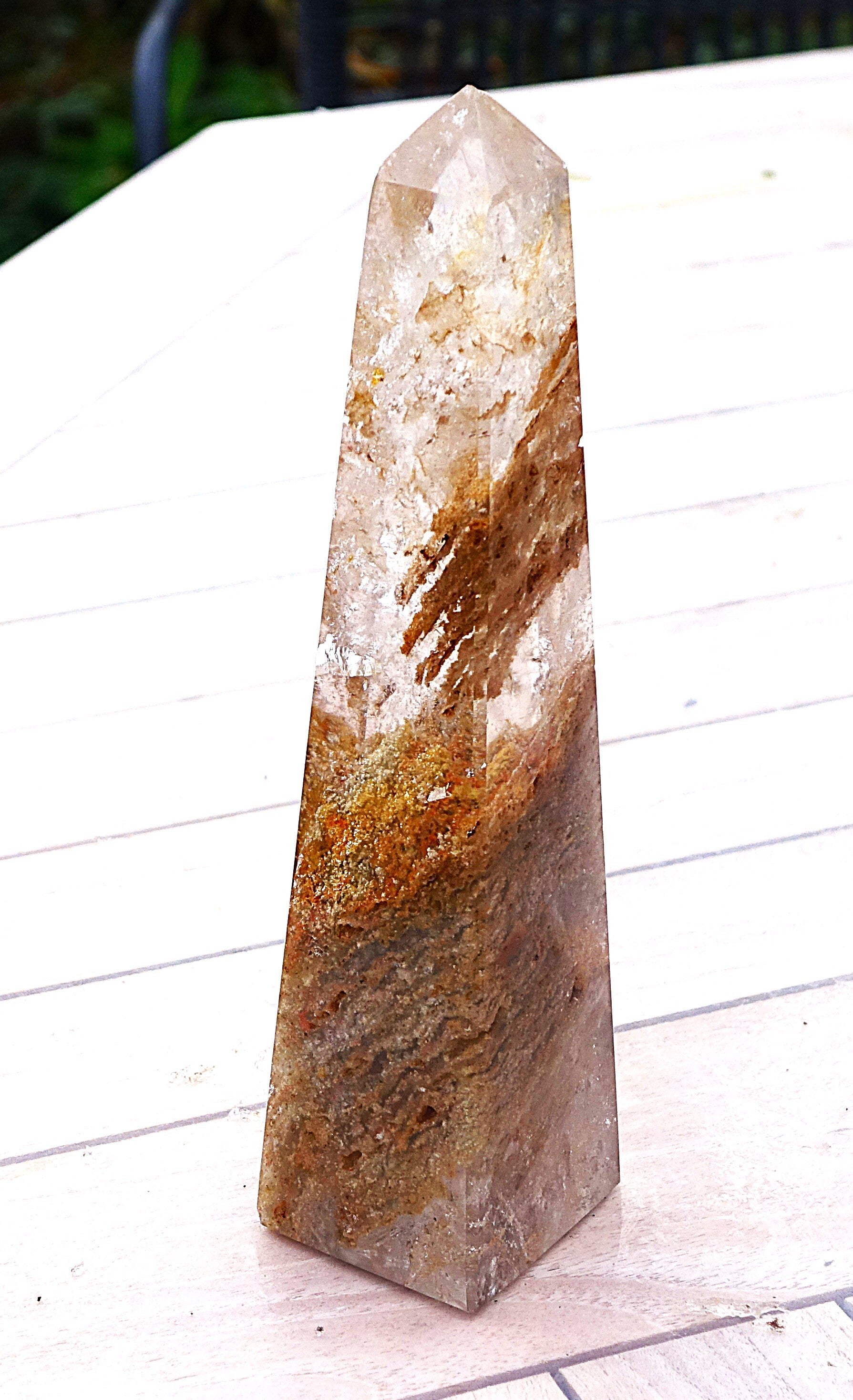 Enorm groot zeldzaam, Kristal met zand insluitingen RRR