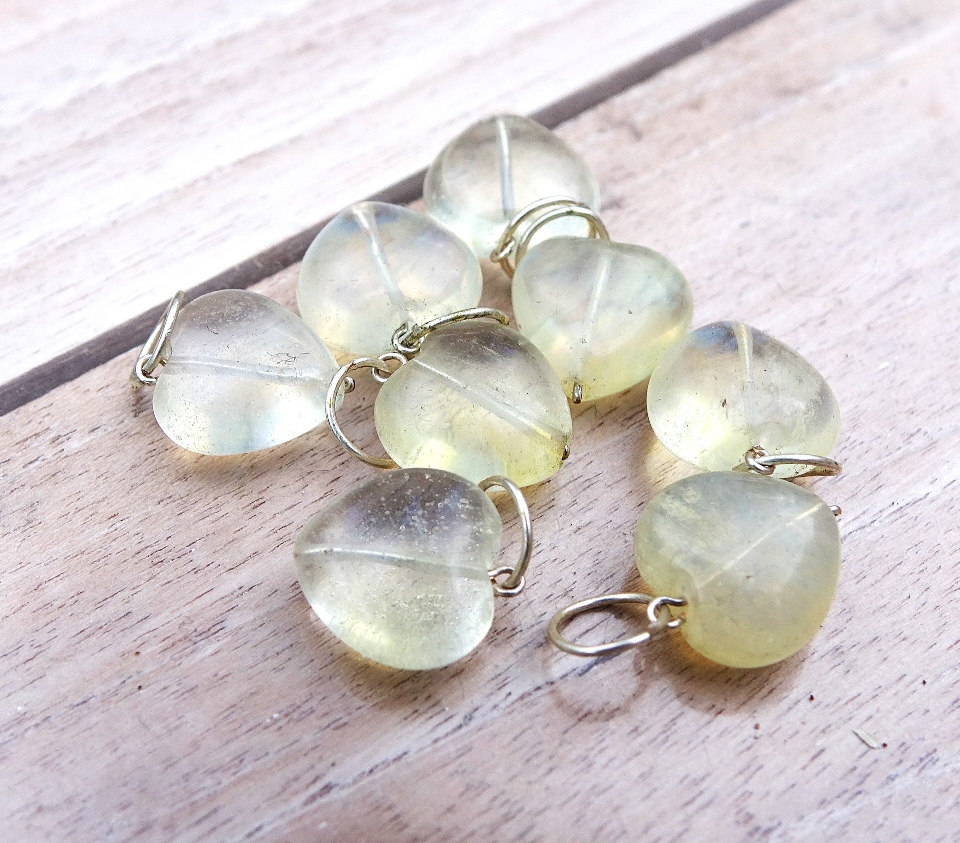 Opaliet hartje per 1