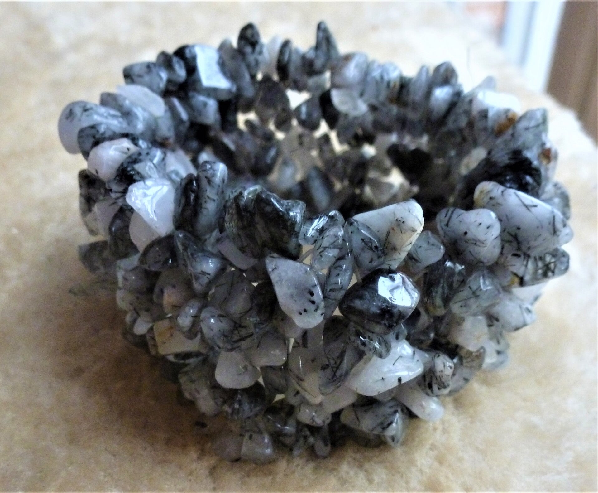 Mooi brede splitarmband van Toermalijnkwarts