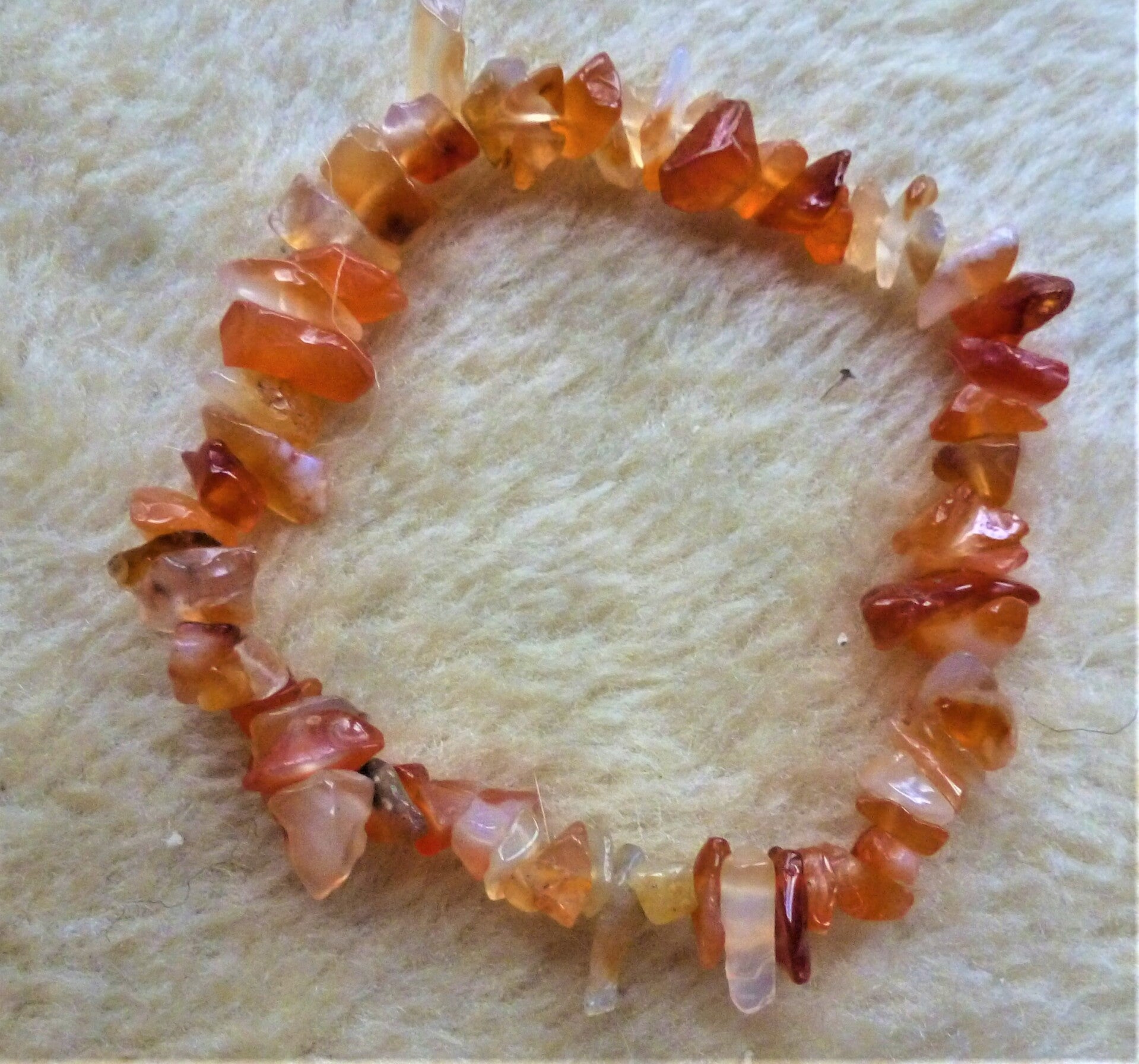 Mooie splitarmband van Carneool