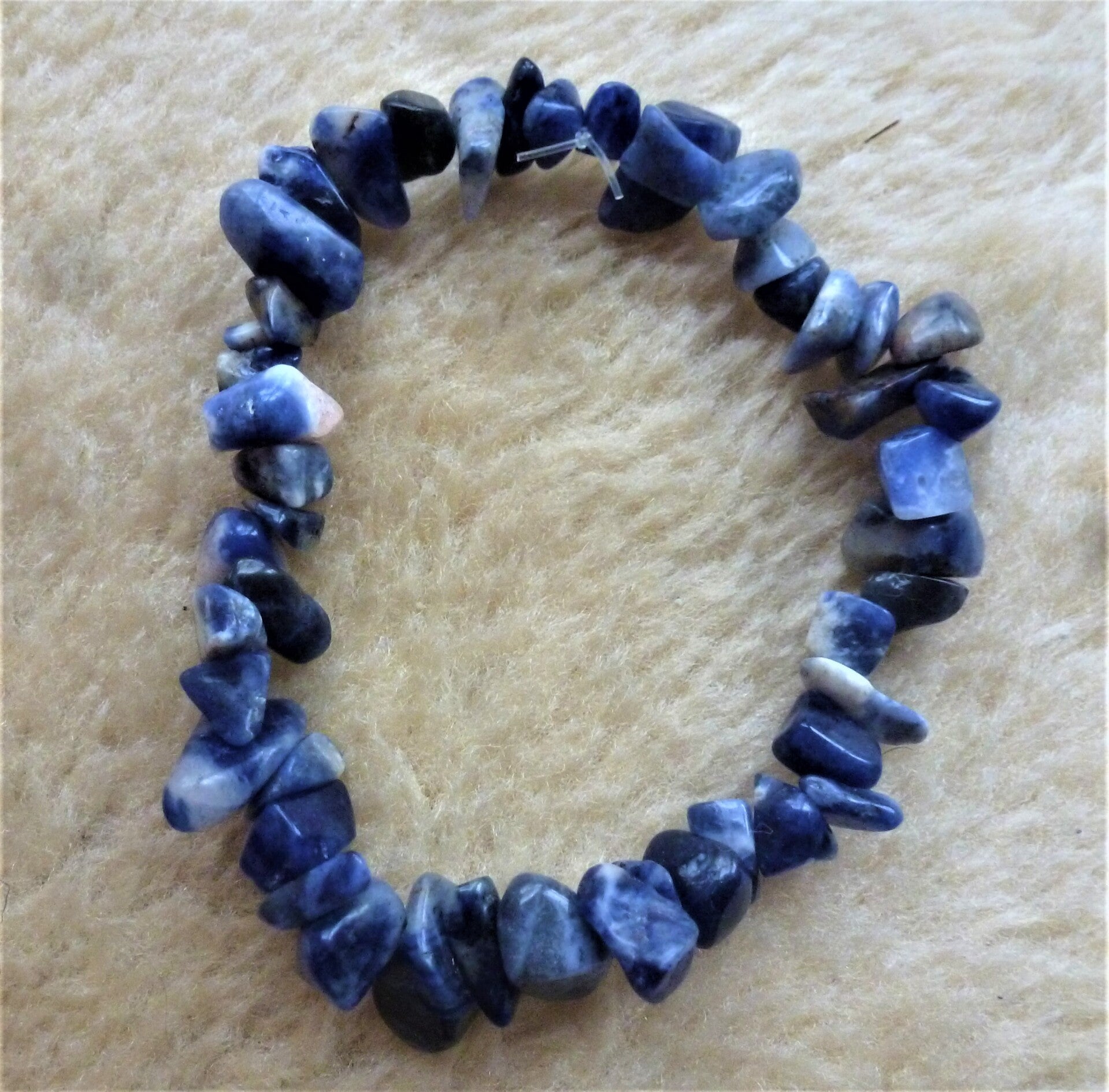 Mooie splitarmband van  Sodaliet