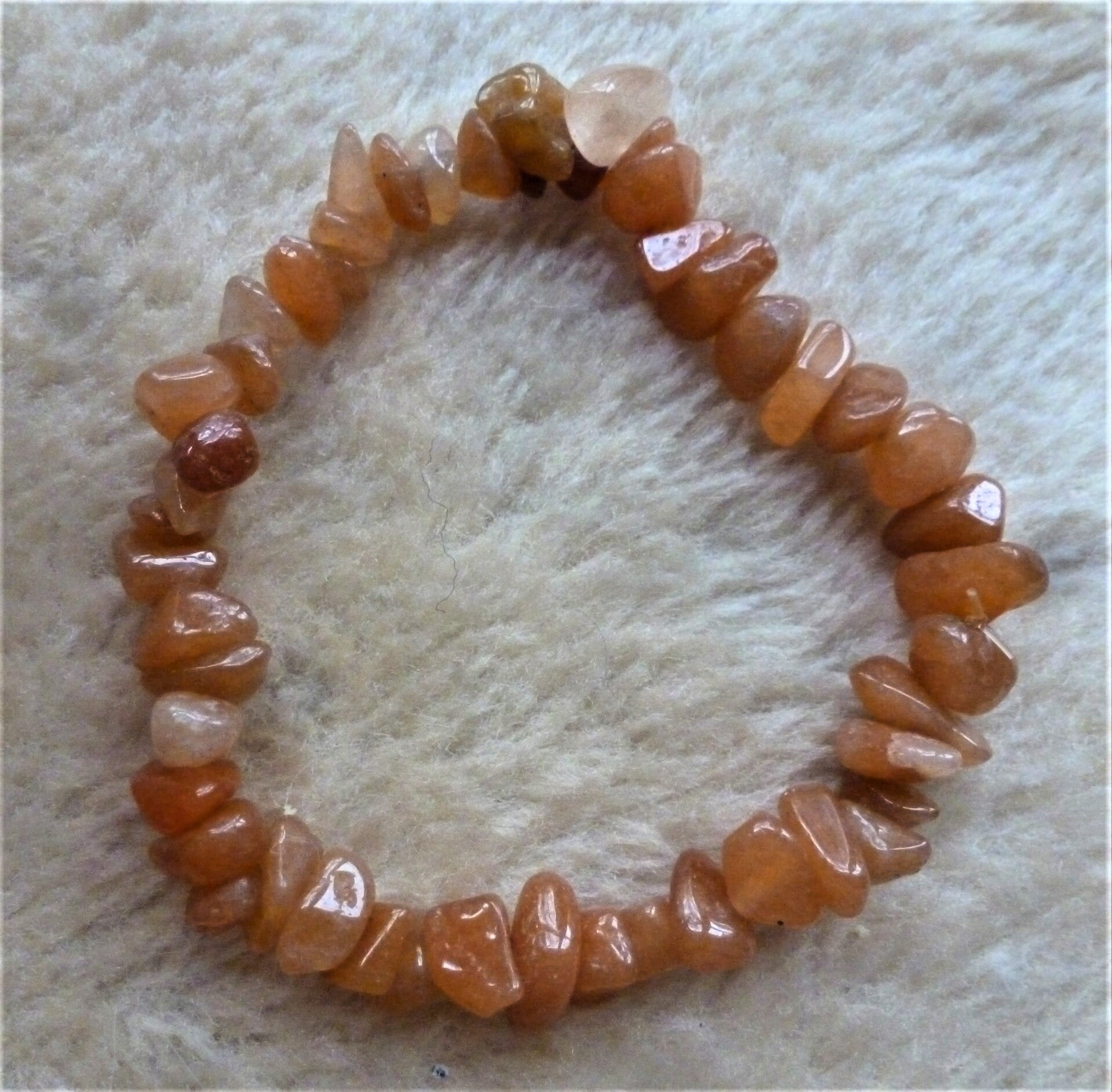 Mooie splitarmband van  Aventurijn