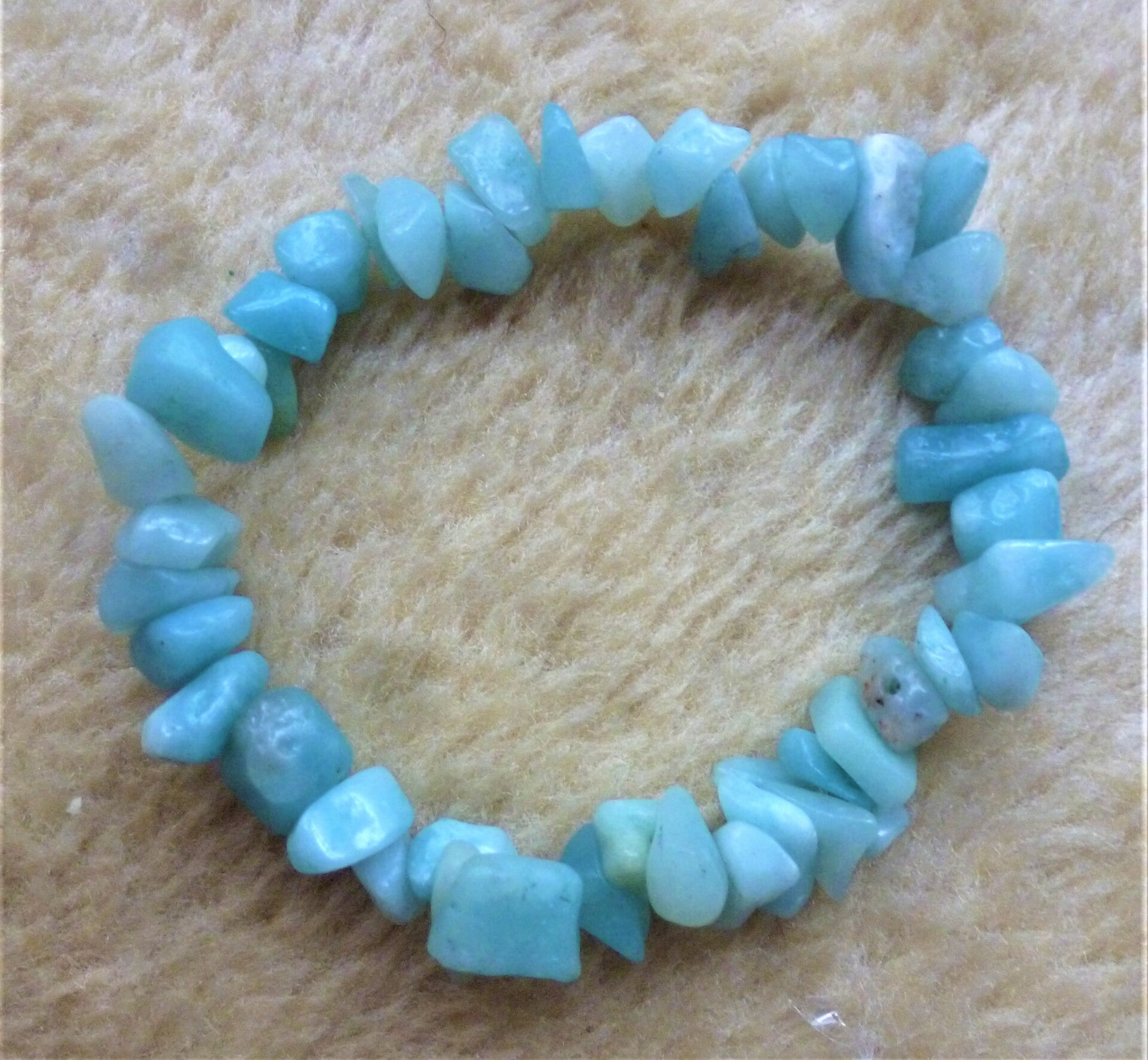 Mooie splitarmband van  Amazoniet