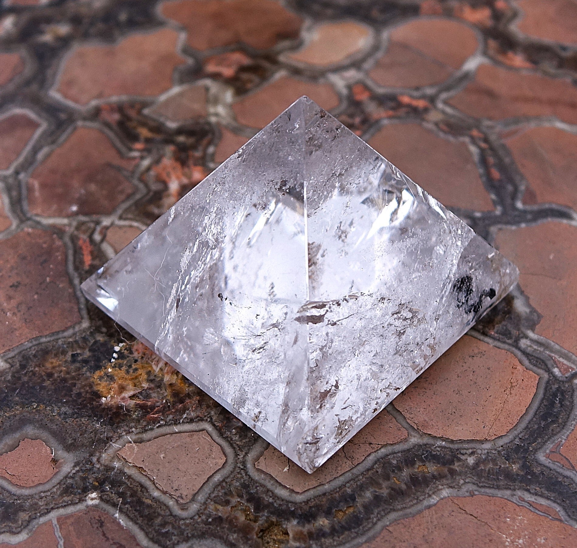 Mooie Piramide van Bergkristal