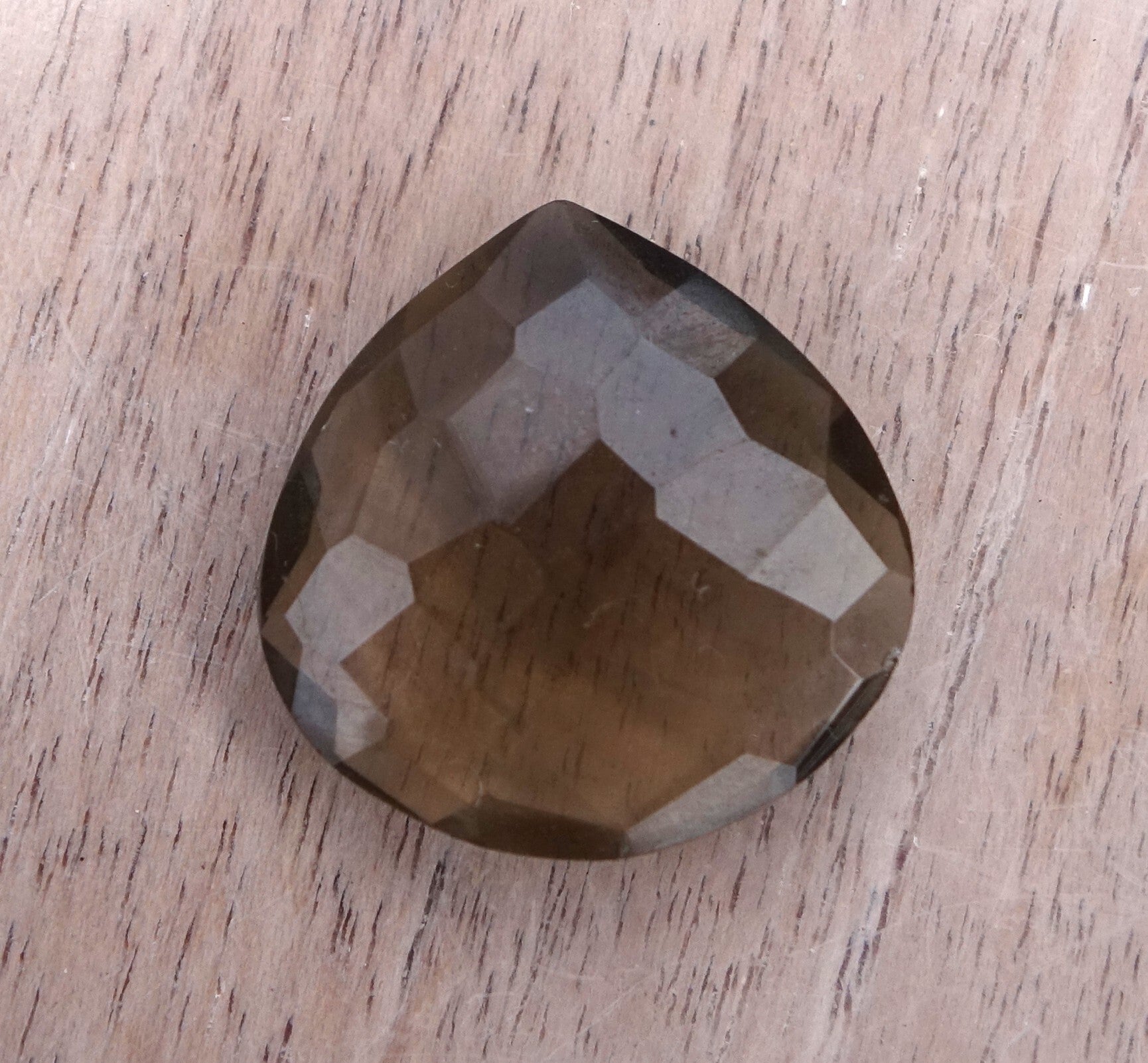 Mooie Tweezijdig gefacetteerde Rookkwarts