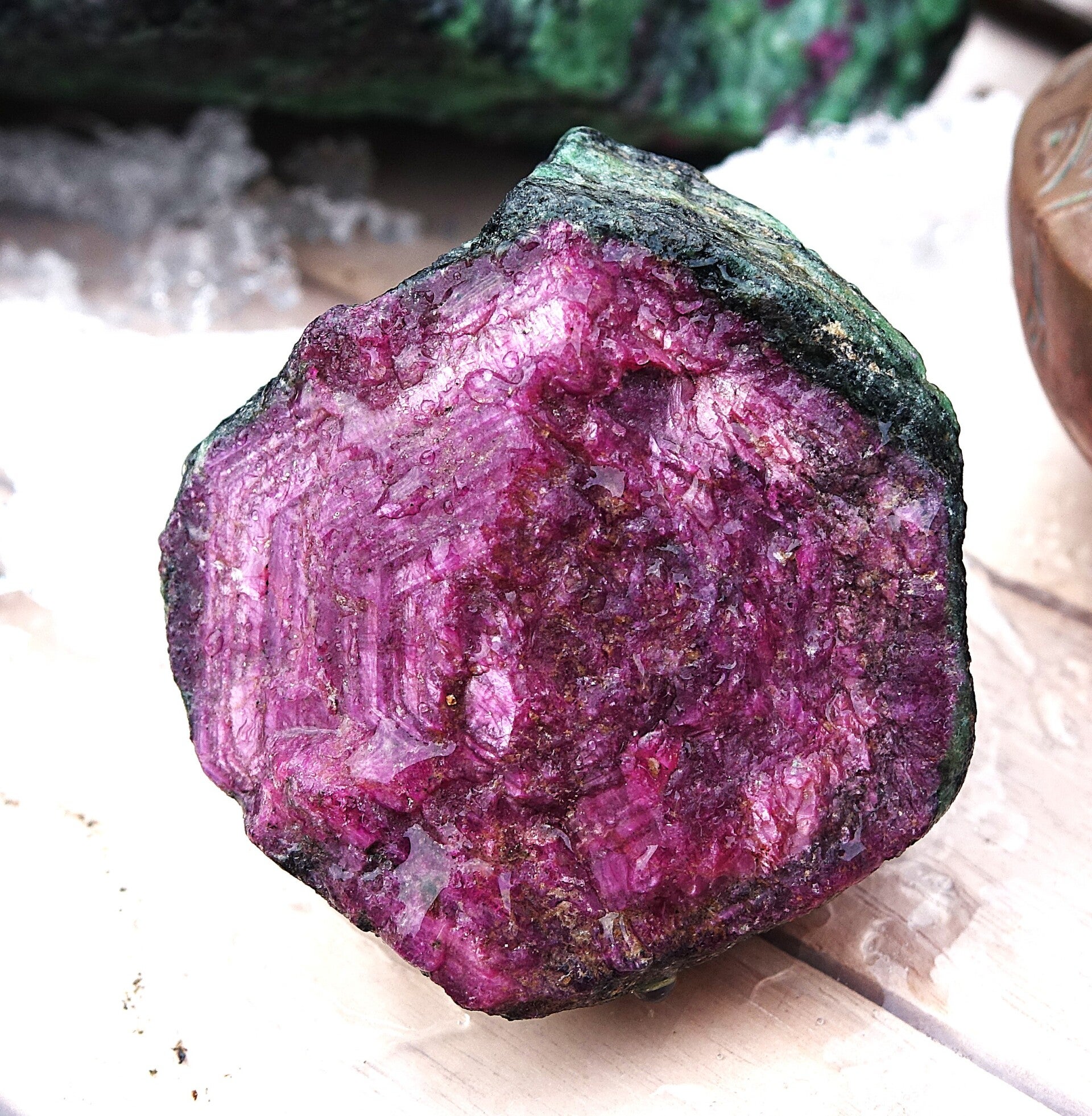 Mooie grote Sterrobijn in Zoisiet