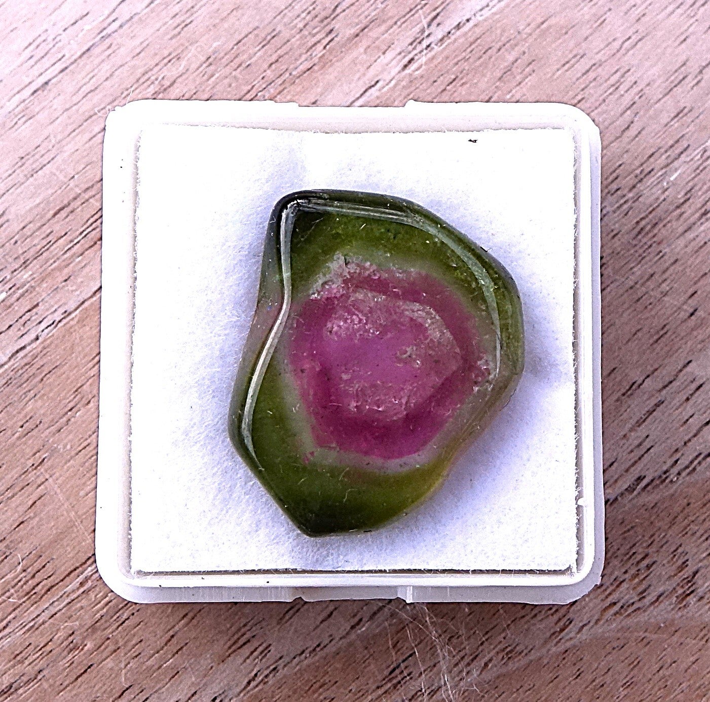 Mooi schijfje watermeloen Toermalijn 1