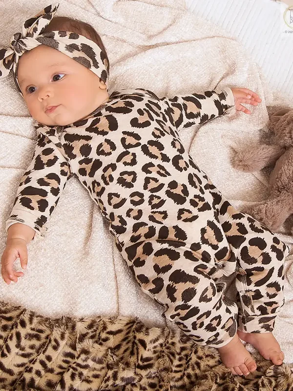 Jumpsuite panterprint