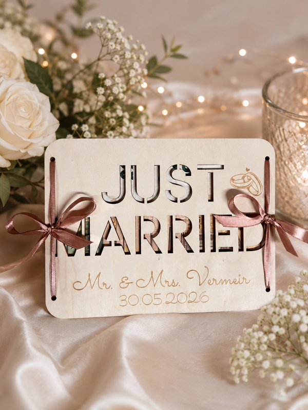 Geldgeschenk "Just married”