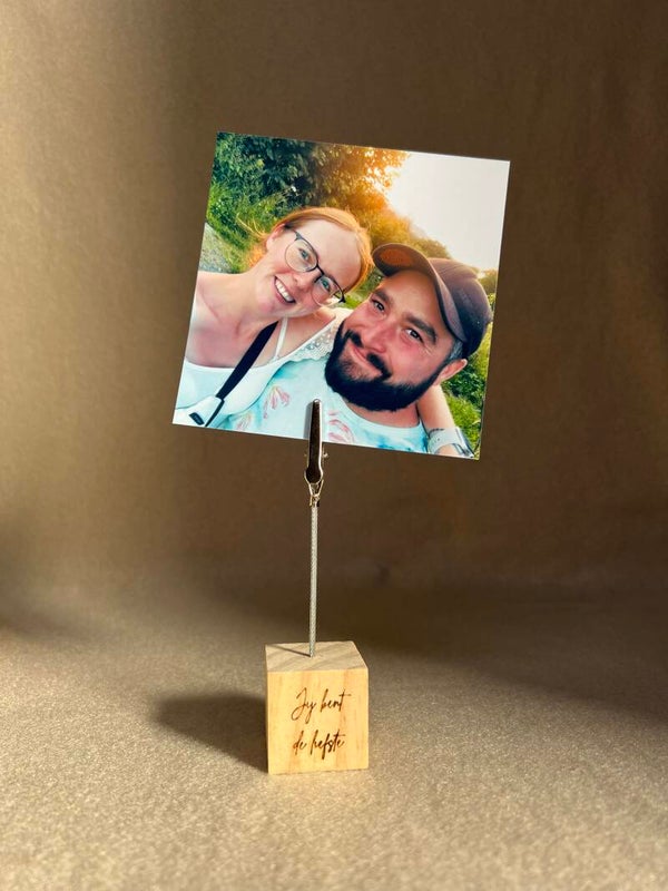 Fotohouder met knijper