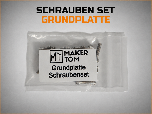 Grundplatte Schrauben Set