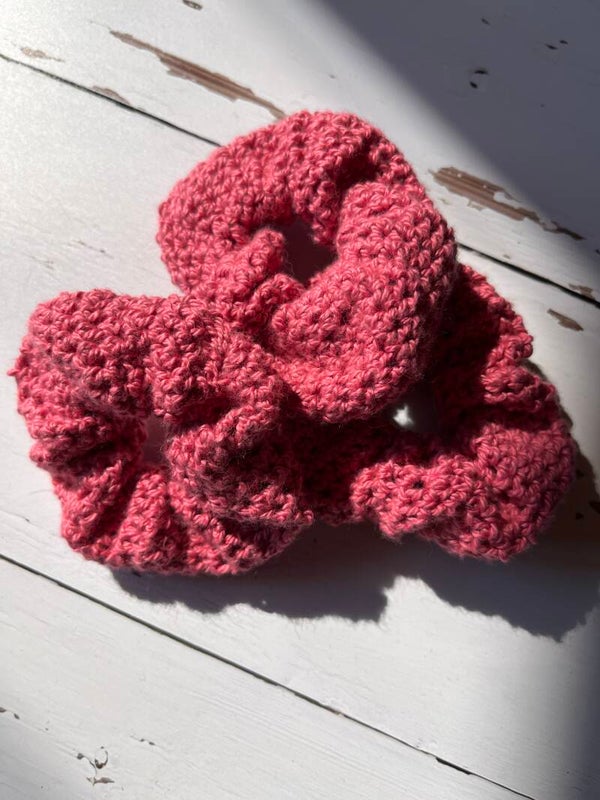 Scrunchie pink Bio-Baumwolle