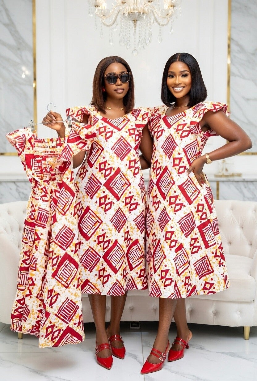 JURKEN VAN ORIGINELE KATOEN UIT GHANA