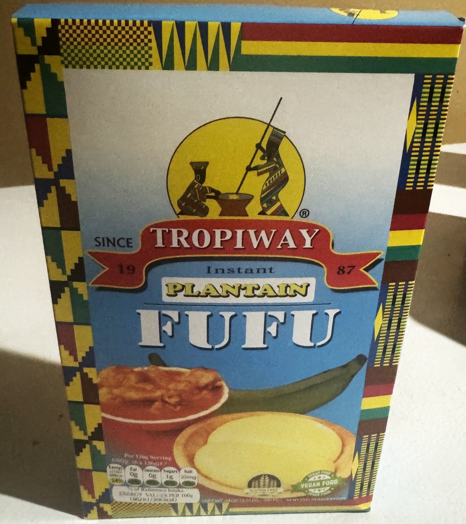 TROPIWAY  INSTANT PLANTAIN FUFU 22OZ