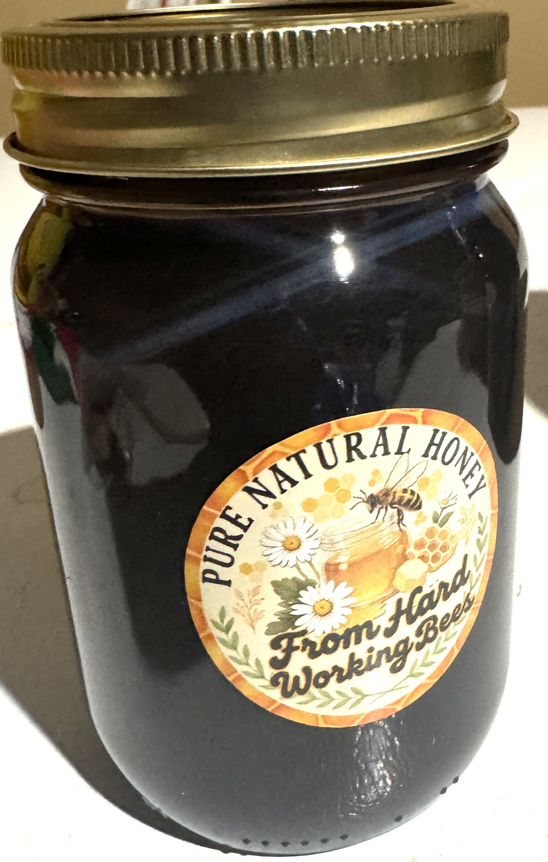 Pure Natural Honey 16oz jar