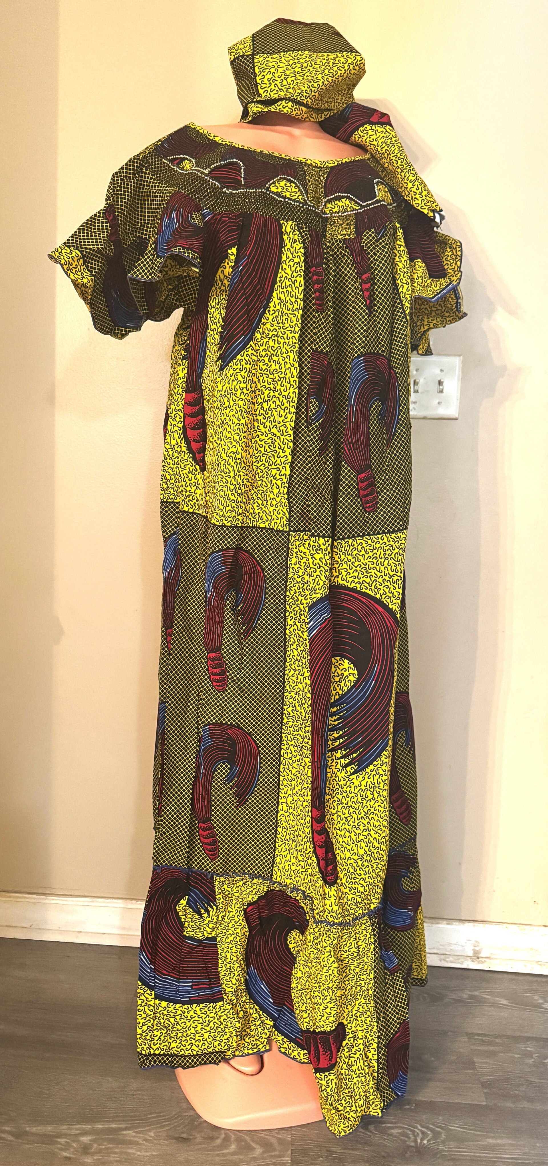 Beautiful Dress and Scarf/Hair Tie
