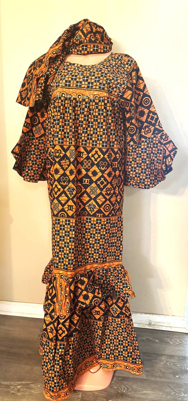 Beautiful Dress and Scarf/Hair Tie