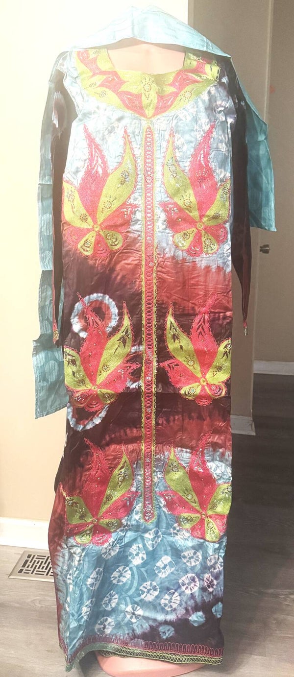 Beautiful Bazin and Scarf/Hair Tie