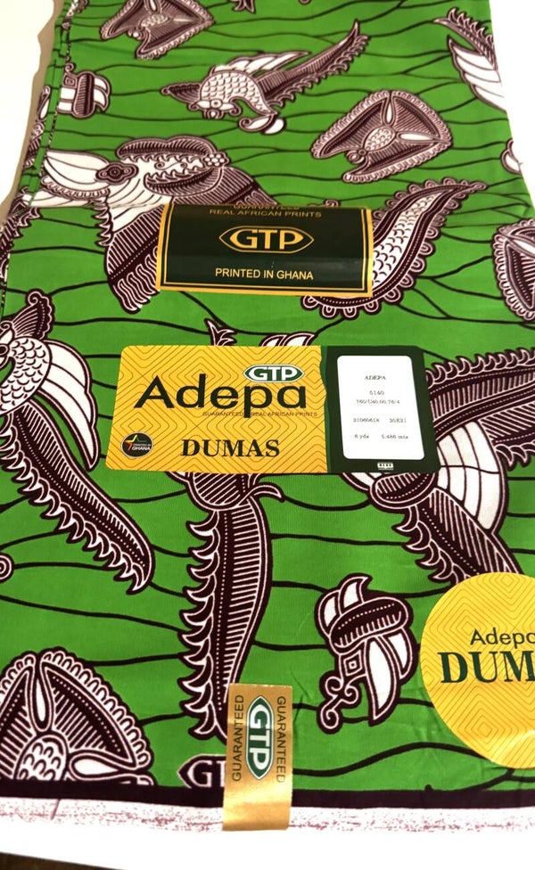 GUARANTEED REAL AFRICAN PRINTS PRINTED IN GHANA GTP VERITABLE REAL WAX