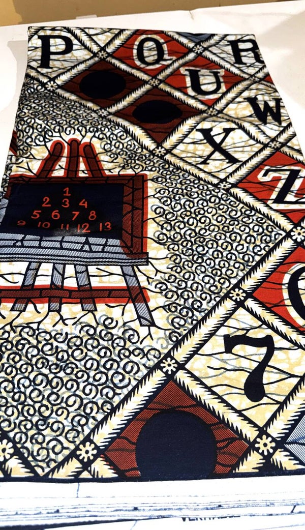 VERITABLE WAX PRINTS 6 YARDS PRINTED BY VLISCO IN HOLLAND