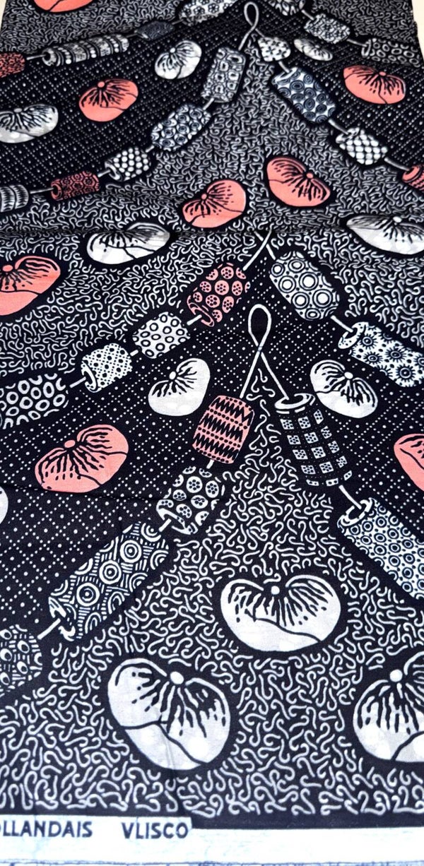 VERITABLE WAX PRINTS 6 YARDS PRINTED BY VLISCO IN HOLLAND