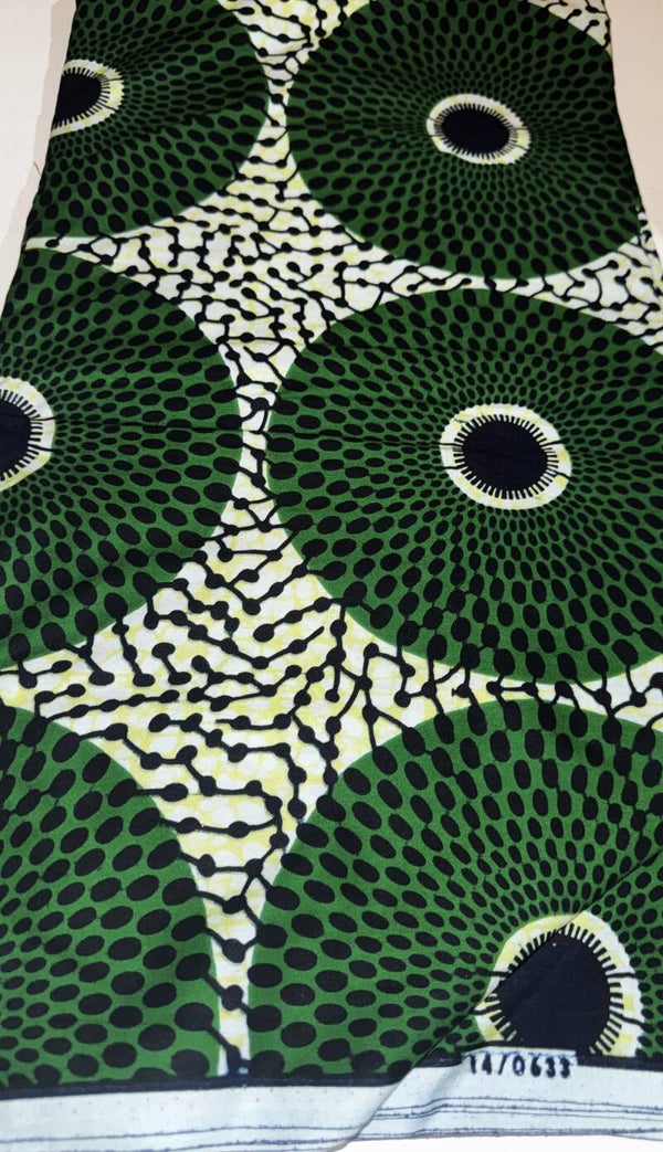 VERITABLE WAX PRINTS 6 YARDS PRINTED BY VLISCO IN HOLLAND