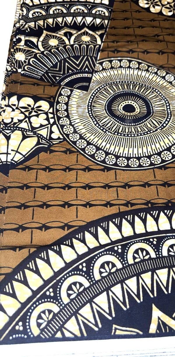 VERITABLE WAX PRINTS 6 YARDS PRINTED BY VLISCO IN HOLLAND