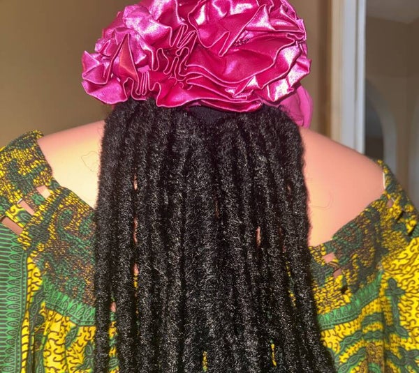 8-10 inch Dreads Black back cap