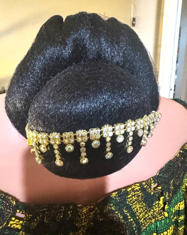 Hair Stocking Cap Back Hair with Bun