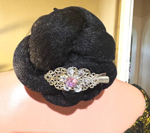 Hair Stocking Cap Back Hair with Bun