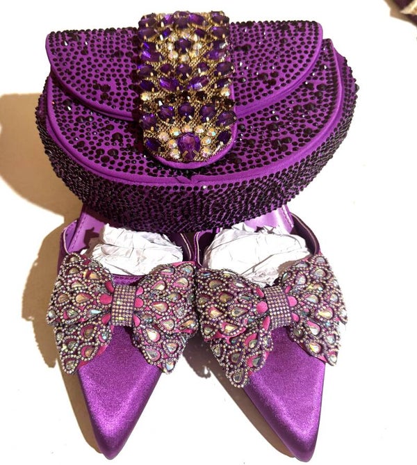 Women Shoes and Purse Set