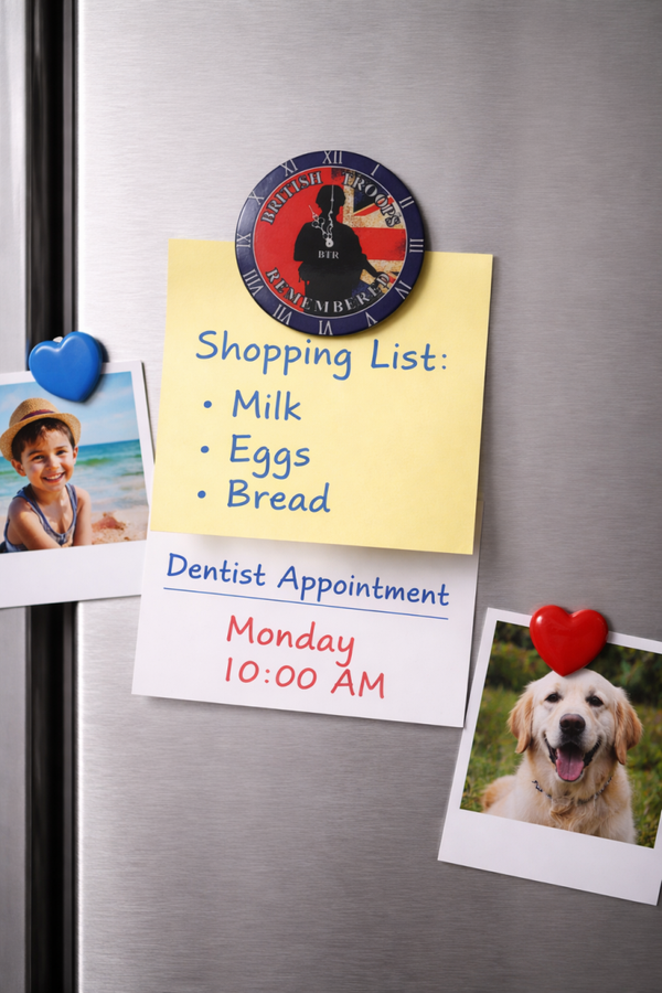 British Troops Remembered Fridge Magnet