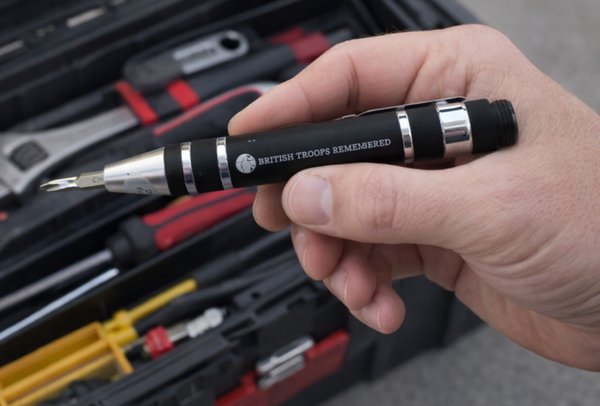 British Troops Remembered Magnetic Multiheaded Screwdriver