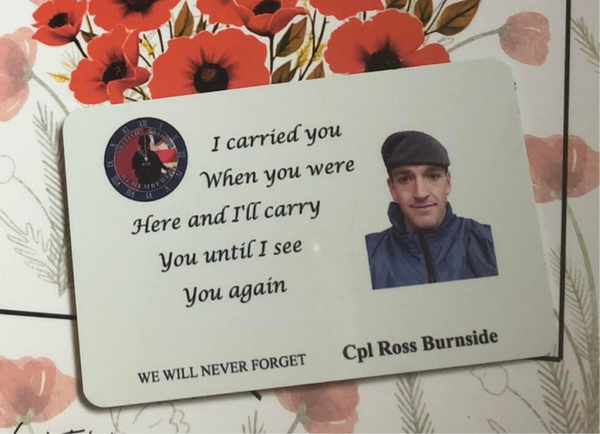 Mothers/Fathers Day Metal Wallet Card