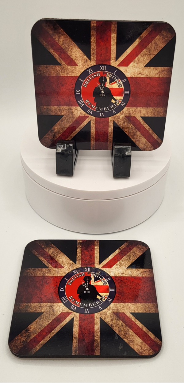 British Troops Remembered Coaster (Single)