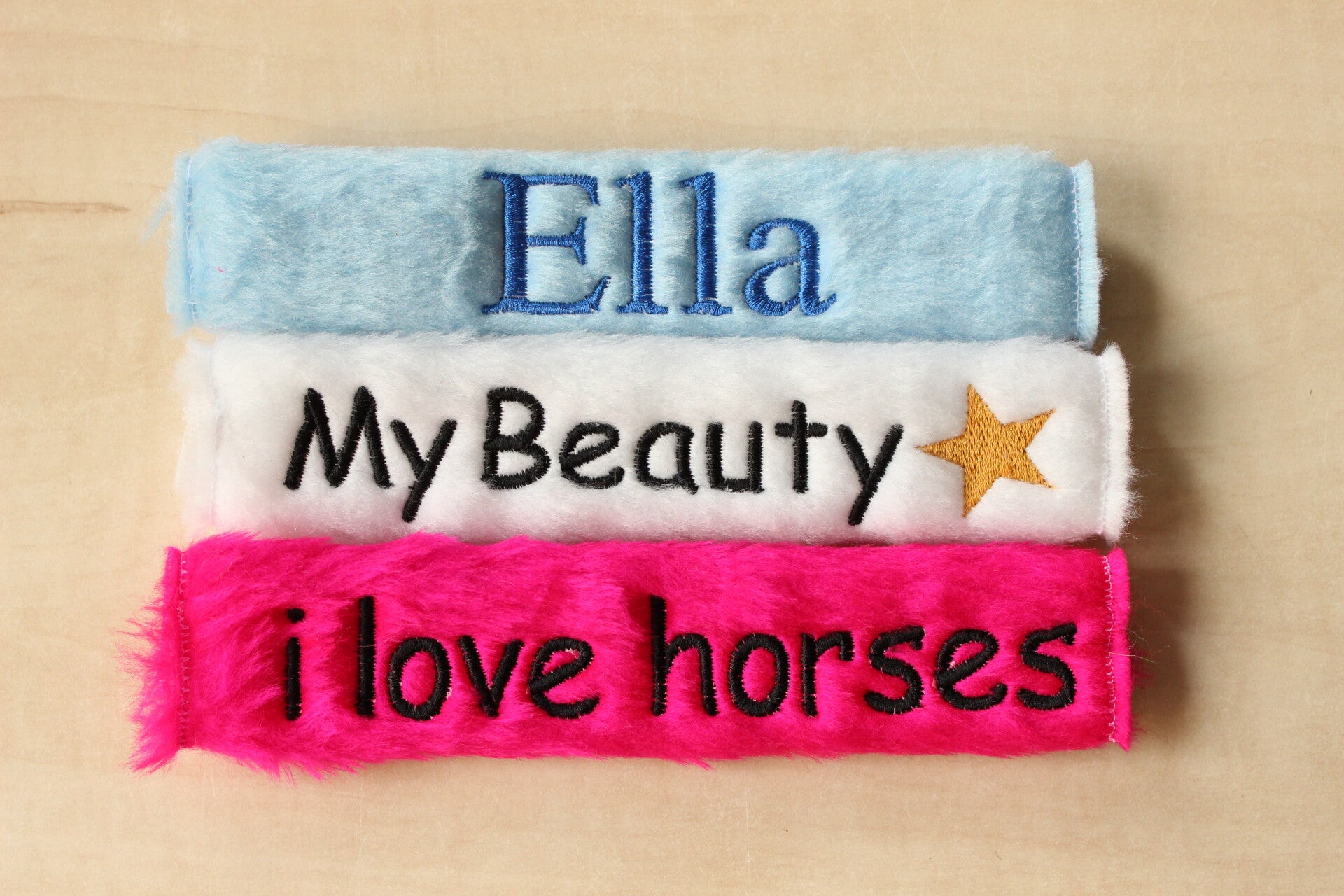 Neusbontje met tekst