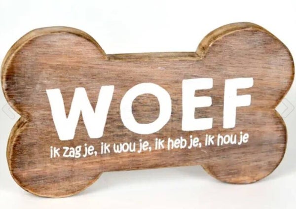 Bot, woef, ik hou van je