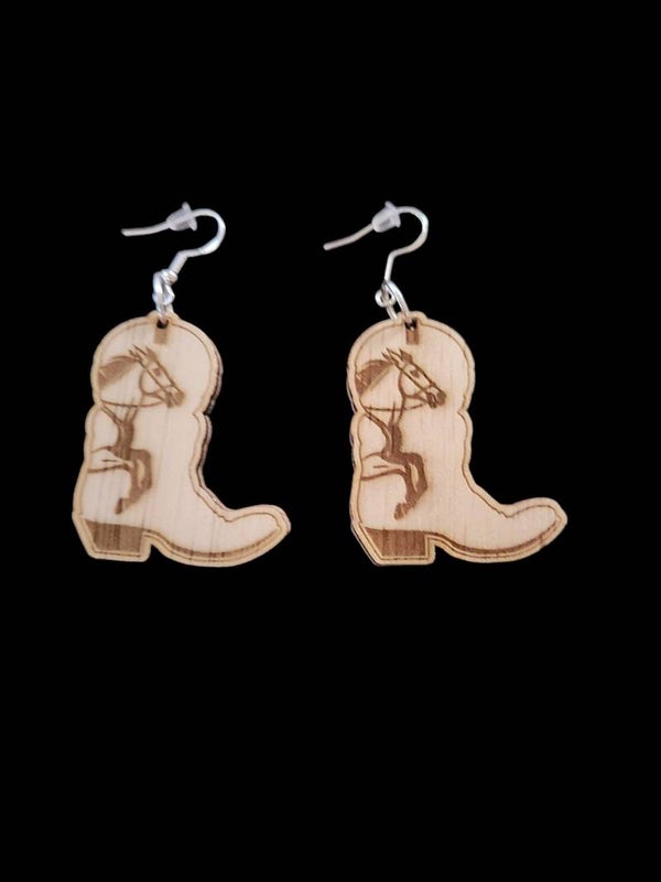 Cowboy laars met paard