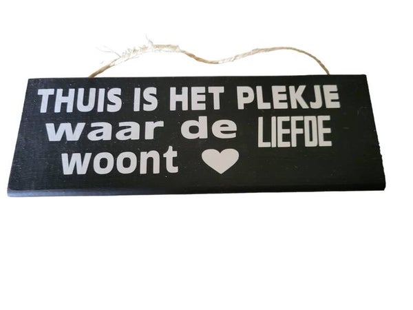 Thuis is het plekje