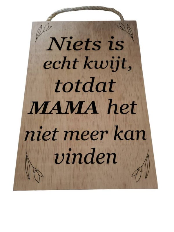 Mama kwijt