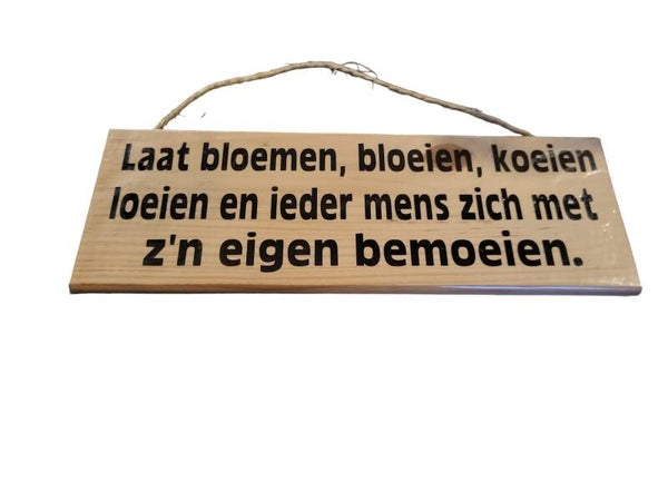 Laat bloemen bloeien