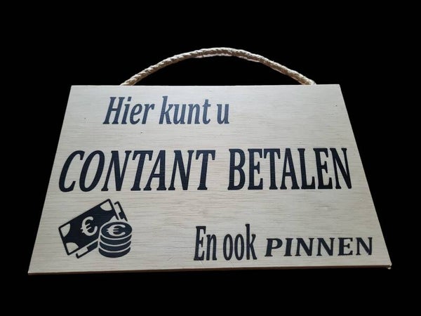 Contant betalen