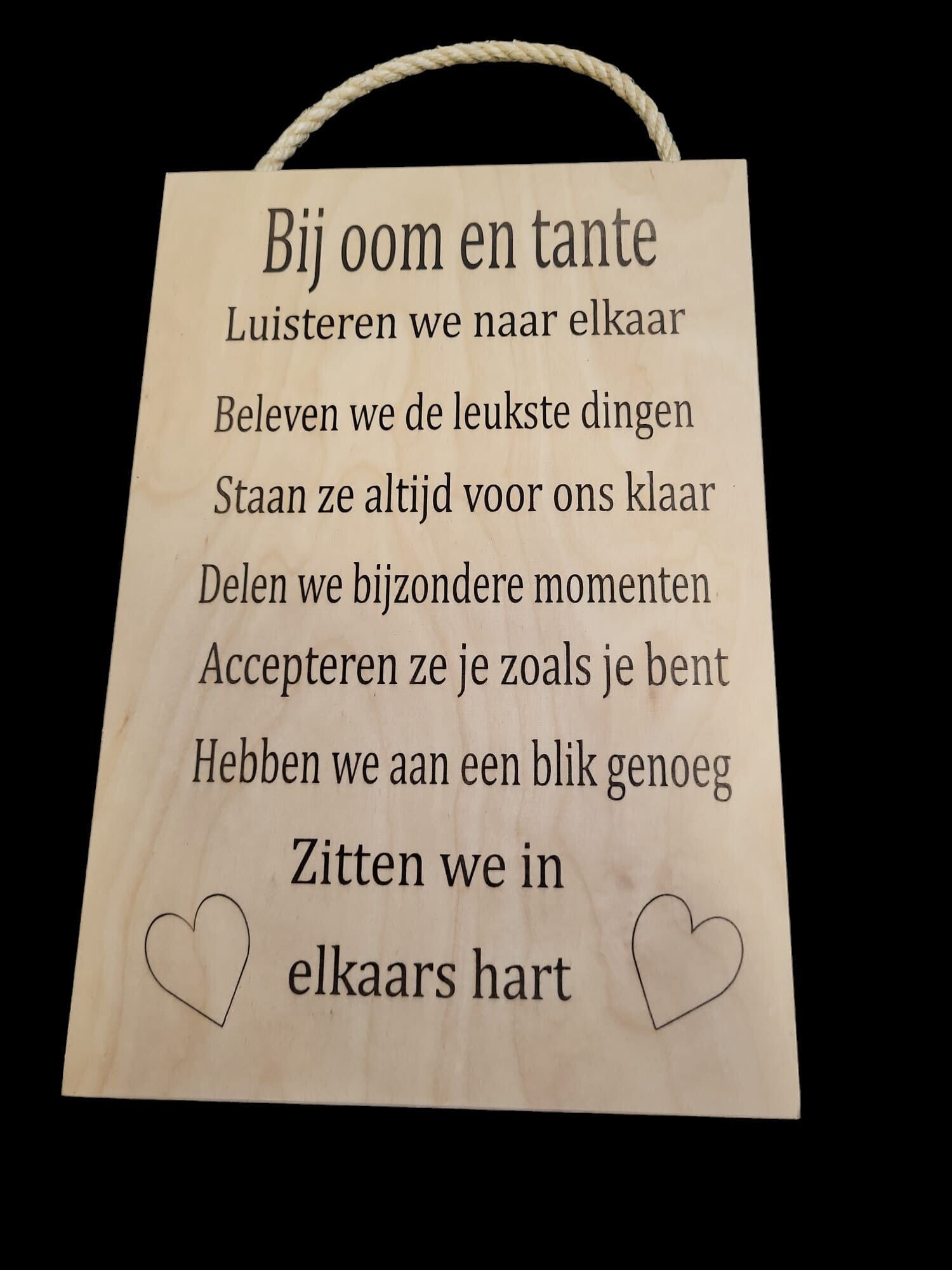Bij oom en tante